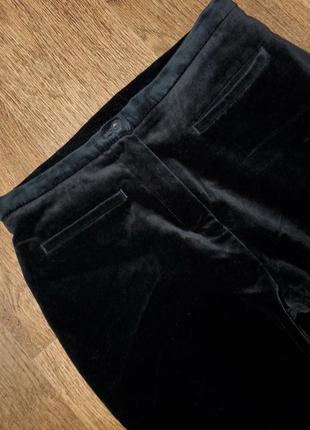 Прямые бархатные велюровые брюки marks&spencer m&s8 фото
