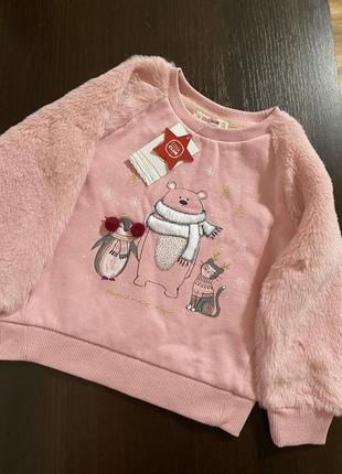 Теплий светр🤍92/98р