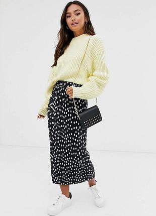 Меди юбки плиссе в горошек asos