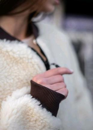 Пальто бомбер тедді м