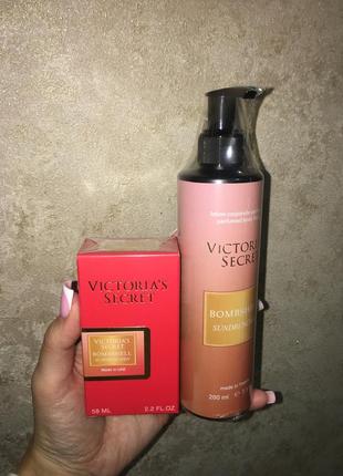 Набор подарочный victoria’s secret духи+ лосьон