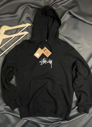 Худи stussy вышивка лого белый | стусси стуси скейт sk8 худи стиль бирки бирки s m l xl с м л хл