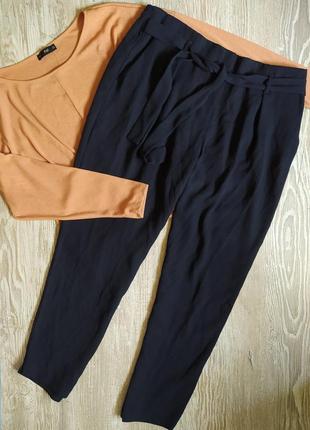 Новые зауженные брюки на резинке river island размер 18