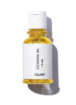 Пробник гідрофільна олія для нормальної шкіри hillary cleansing oil + 5 oils, 35 мл1 фото