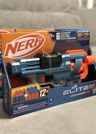 Бластер nerf elite 2.0 commander rd 6