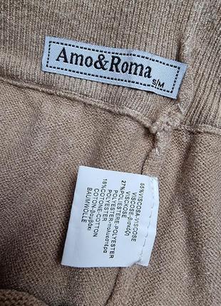 Трикотажные брюки широкие amo &amp; roma4 фото