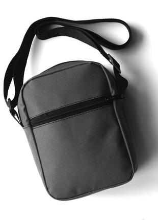Компактная сумка мессенджер через плечо stone island solo серая спортивная барсетка стон айленд2 фото