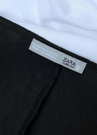 Чёрное боди блузка zara летучая мышь3 фото