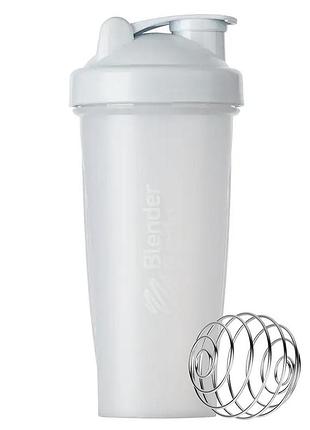 Шейкер спортивний blenderbottle classic 28oz/820ml white (original)