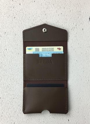 Міні-гаманець, міні-візитниця, для карток, hand made, для водійського посвідчення2 фото