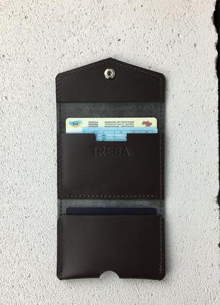 Міні-гаманець, міні-візитниця, для карток, hand made, для водійського посвідчення1 фото