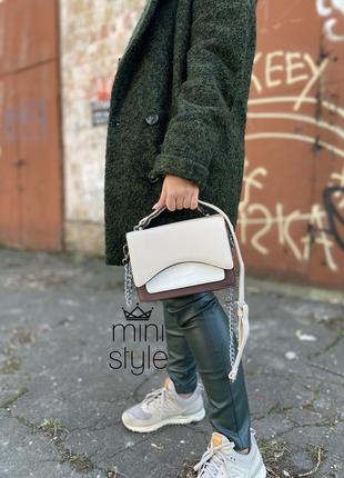 Сумка на длинной ручке cross-body сумочка трендовая и стильная кроссбоди6 фото