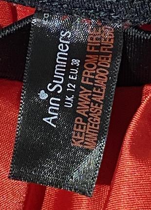 Сексуальная атласная красная юбка 🫦 ann summers 🫦 р. 12 (s,m, l)8 фото