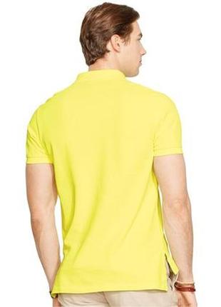 Polo ralph lauren custom fit-неоново жовта футболка поло! р.-xl2 фото