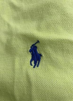 Polo ralph lauren custom fit-неоново жовта футболка поло! р.-xl7 фото