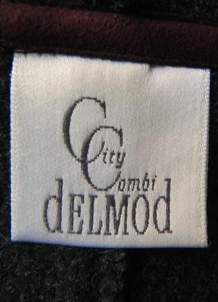 Актуальный трендовый шерстяной пиджак/жакет/пальто  city combi delmod8 фото
