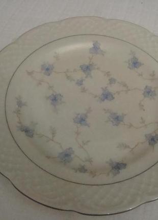 Антикварная красивая тарелка фарфор германия 3 рейх tielsch-altwasser 1930 - 1940 №д26 фото
