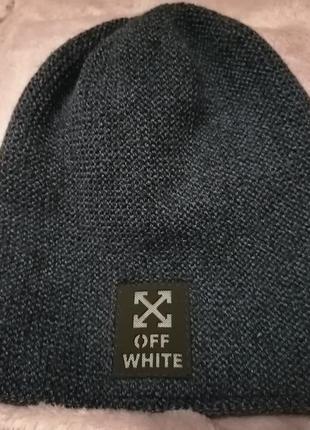 Шапка off white