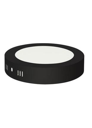 Світильник накладний "caroline-12" 12w 6400к чорний