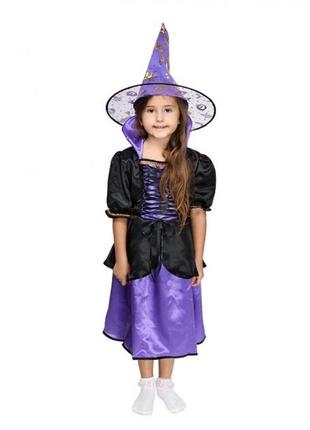Карнавальный костюм для девочки  ведьмочка, волшебница, фея2 фото