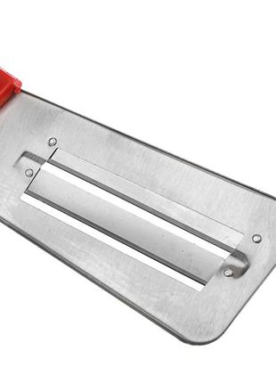 Шатківниця для капусти металева 8,5х29 см червона ручка3 фото
