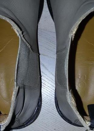 Ботинки-челси из нубука бренда cos размер 44 (29см)7 фото