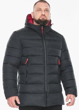 Зимняя мужская теплая куртка с капюшоном braggart  aggressive до -25 градусов7 фото