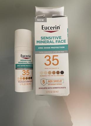 Eucerin sensitive mineral face из сша