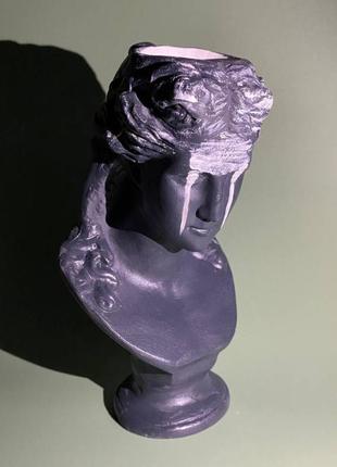 Кашпо з гіпсу для кактусів та суккулентів, грецьке кашпо герда для композицій