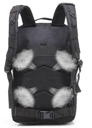Туристический рюкзак shoptorg на 40 литров черный комфортный рюкзак охотника топ качества4 фото