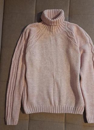 Тепленький джемпер (свитер) вязаный