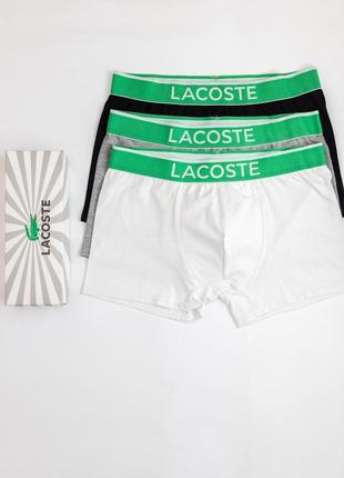 Набор мужских трусов lacoste3 фото