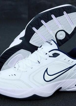 🔥🔺nike monarch white black🔺🔥мужские белые кроссовки найк монарх