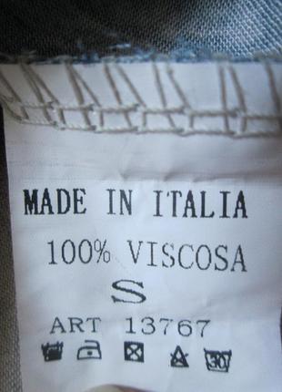 Суперовая стильная натуральная легкая блуза в цветочный принт вискоза driver италия.7 фото