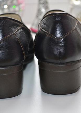 Шкіряні туфлі мокасини лофери andrea chenier розмір 366 фото