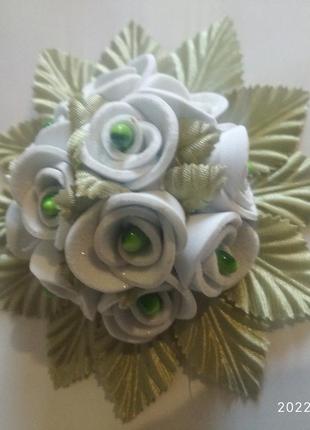 Гумка для волосся "букет із троянд"