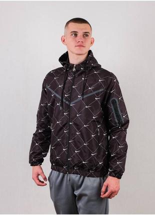 Вітровка найк теч пак теч фліс монограм nike techpack tech fleece monogram