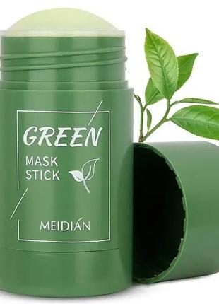 Маска стік з органічною глиною і зеленим чаєм green mask stick