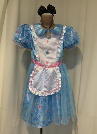 Алиса в стране чудес платье карнавальная2 фото