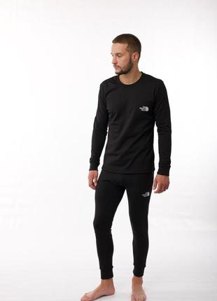 Мужское термобелье tnf зимнее черное