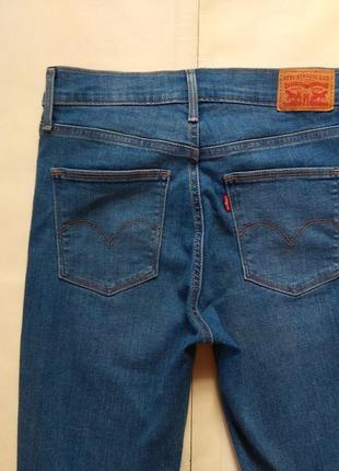 Брендовые джинсы скинни с высокой талией levis, 12 размер.5 фото