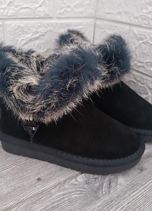 Угги для дівчат дутики для дівчат черевики зимовій термо взуття