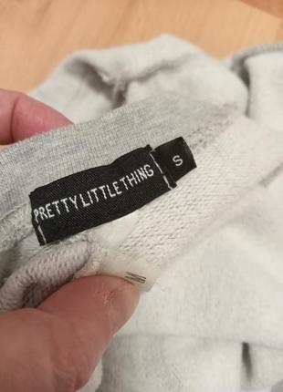 Толстовка світшот з начосом prettylittlething оверсайз.5 фото