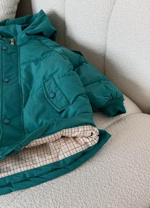 Тепла куртка пальто 104, 110 см4 фото