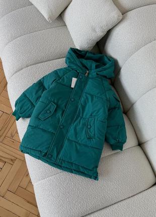 Тепла куртка пальто 104, 110 см1 фото