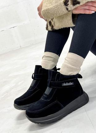 Жіночі зимові черевики , жіночі зимові кросівки4 фото