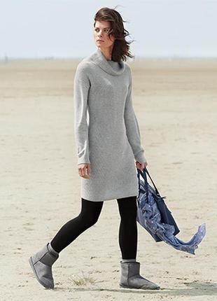 Стильна тепла жіноча в'язана сукня, светр від tcm tchibo (чібо), німеччина, l-xl