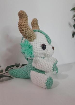 Морський дракон ручної роботи в'язана іграшка амігурумі2 фото