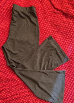 Базові широкі трикотажні штани shein 2xl4 фото