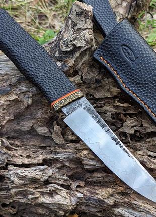 Нож ручной работы хантер №120 (сталь m398 в обкладках 95x18)